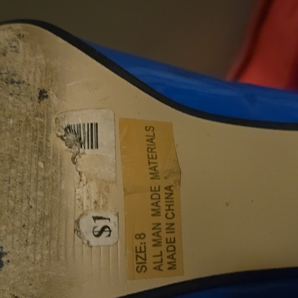 Pulse Blue Women's Heels - Picture 8 of 10